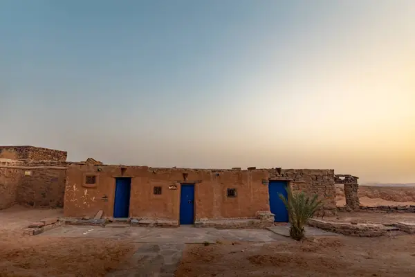 private house at the gates of the Sahara desert. High quality photo