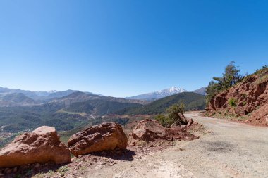 Fas 'ın iç kesiminin manzarası. Yüksek kalite fotoğraf