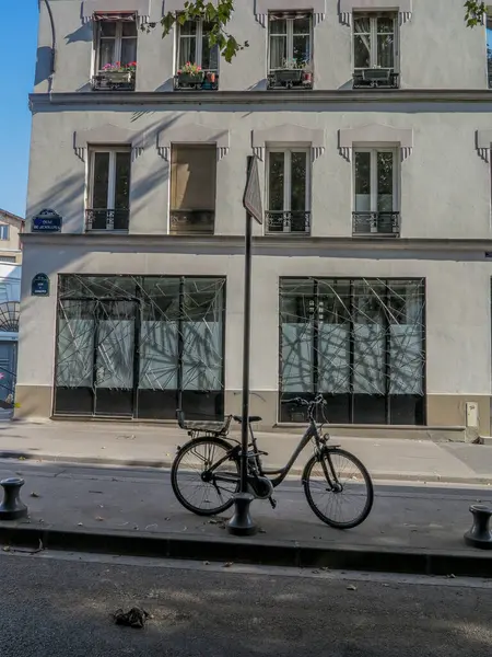 Καθημερινή Ζωή Στους Δρόμους Του Παρισιού Υψηλής Ποιότητας Φωτογραφία Φωτογραφία Αρχείου