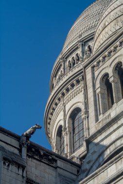 Sacre Coeur de Paris mimarisinin ayrıntıları. Yüksek kalite fotoğraf