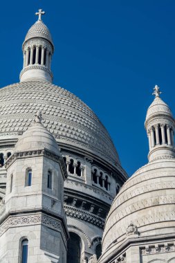 Sacre Coeur de Paris mimarisinin ayrıntıları. Yüksek kalite fotoğraf