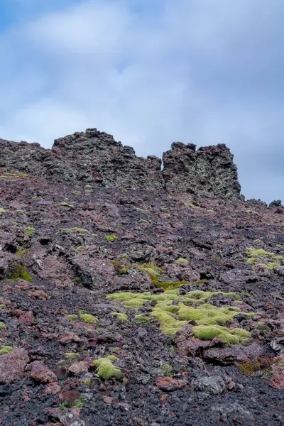 Spectacular Volcanic Landscape Iceland High Quality Photo — Stock Photo, Image