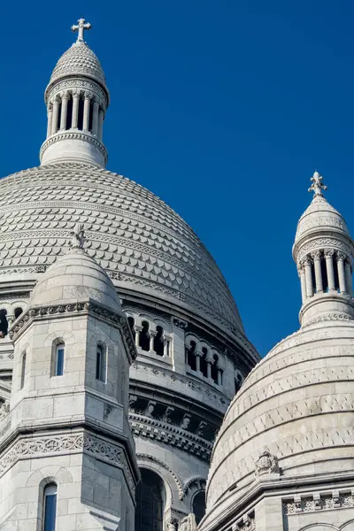 Sacre Coeur de Paris mimarisinin ayrıntıları. Yüksek kalite fotoğraf