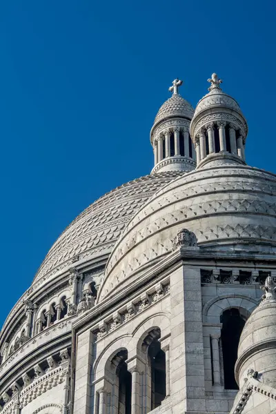 Sacre Coeur de Paris mimarisinin ayrıntıları. Yüksek kalite fotoğraf