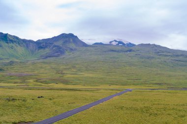 İzlanda 'daki muhteşem volkanik manzara. Yüksek kalite fotoğraf