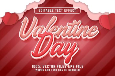 Valentine Editable Text Effect