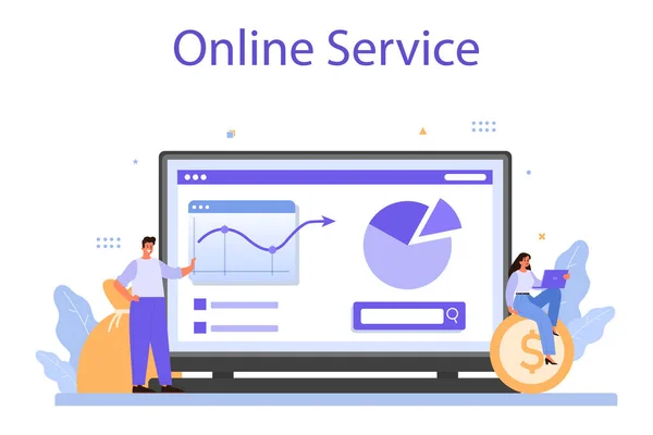 Business Scaling Online Service Platform Franchise Business Expansion Marketing Strategy — Stock Vector