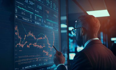 Stock Market Investments growing with businessman investor 2023 ,  Market finance and Investments growing with management of business , finance and business concept , 