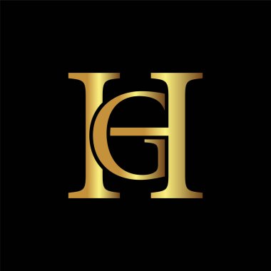 Luxury monogram business Logo design.