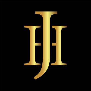 Luxury monogram business Logo design.