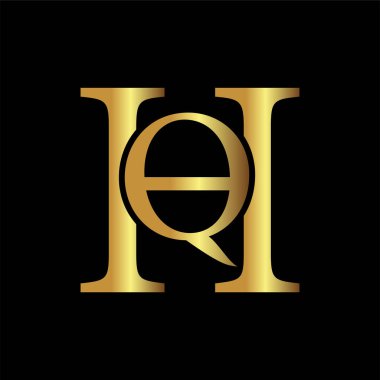 Luxury monogram business Logo design.