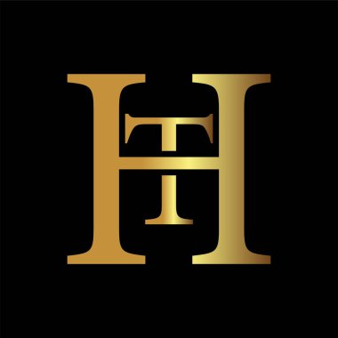 Lüks monogram iş logosu tasarımı.