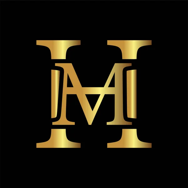 Дизайн Логотипа Роскошной Монограммы — стоковый вектор