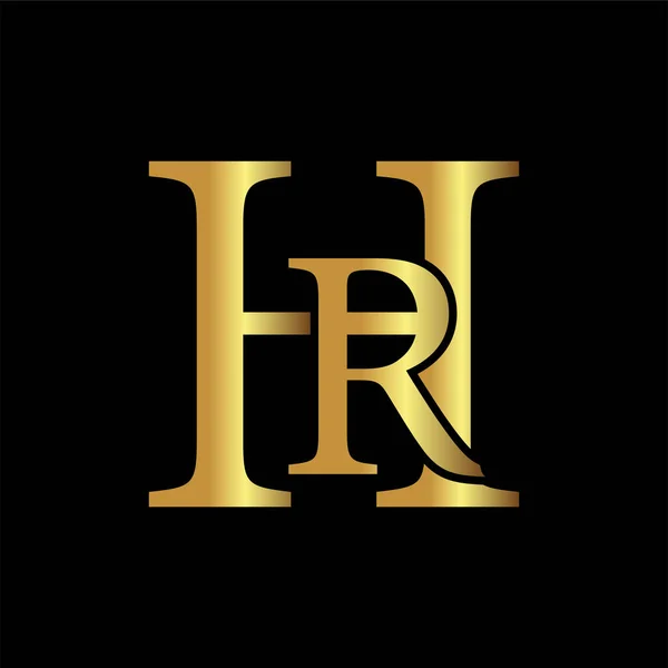 Luxury Monogram Business Logo Design — Vettoriale Stock
