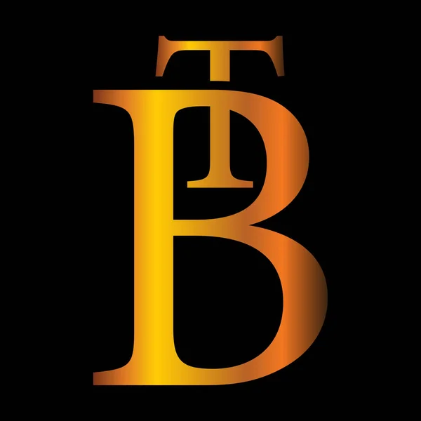 Luxury Monogram Business Logo Design — Vetor de Stock