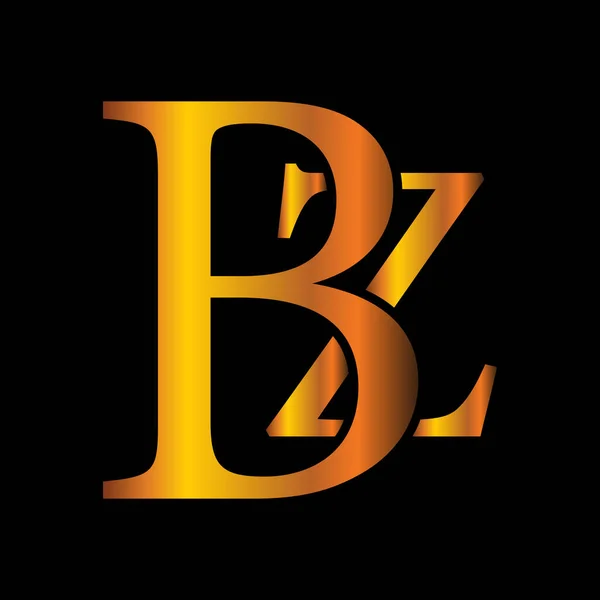 Luxury Monogram Business Logo Design — Vector de stock
