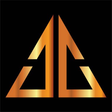 Lüks monogram iş logosu tasarımı.