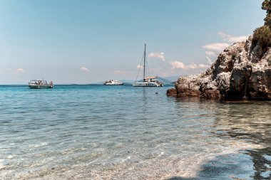 Summertime in Sivota Thesprotia Greece mediterranean sea.
