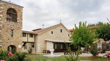 Panagia Portaitisa Manastırı, Kornofolia Soufli Evros bölgesindeki Kapı Koruyucusu Meryem, 30-10-2021 editoryal kullanımı.