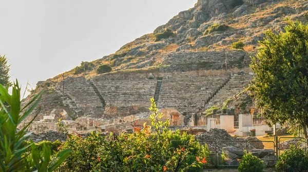Excursie Bij Ruïnes Van Oude Stad Philippi Plaats Kavala Griekenland — Stockfoto
