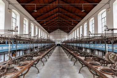 Historical Industrial complex Tzivre Silk Factory in Soufli Evros Greece.