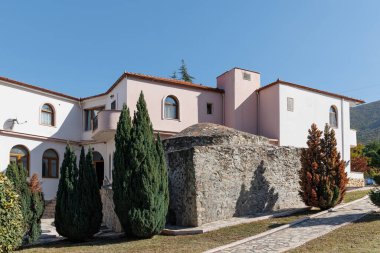Thermal Springs Agkistro Serres Makedonya, eski Türk hamamı, Bizans hamamı, otel ve sıcak spa rahatlama deneyimi.