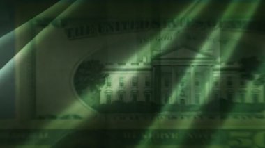 Dolar parası arkaplan soyut döngü canlandırması