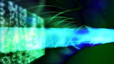 dijital dolar para arkaplan soyut döngü canlandırıldı