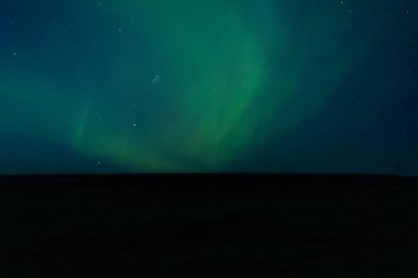 Aurora borealis on the sky of Iceland