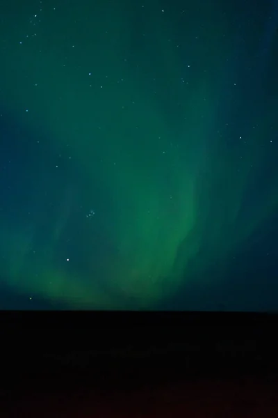 Aurora Borealis Sky Iceland — Stock fotografie