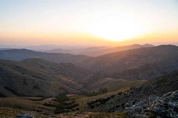 Punta La Marmora, Nuoro, Arzana, sunset in the mountains of Sardinia