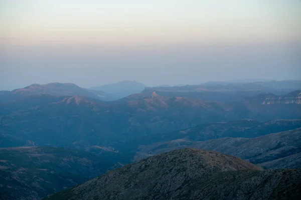 Punta La Marmora, Nuoro, Arzana, sunset in the mountains of Sardinia