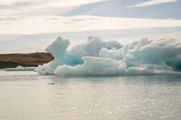 아이슬란드 조쿨라클레인 라군의 얼음집 — 스톡 사진