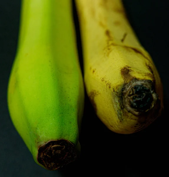 Textured Close End Green Old Banana — Stock Photo, Image