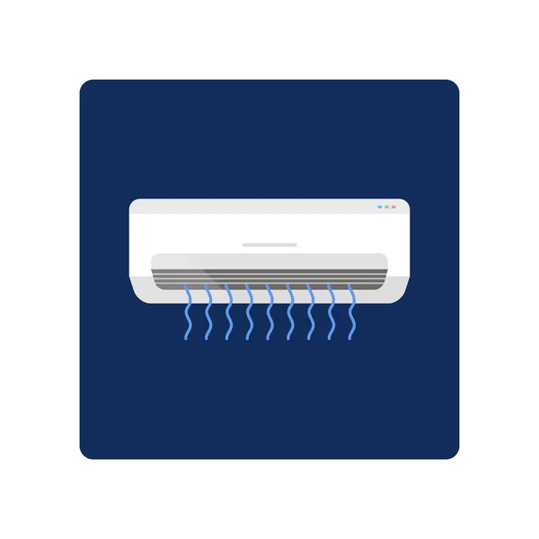 Icono Aire Acondicionado Vector Brisa Refrigeración — Archivo Imágenes Vectoriales