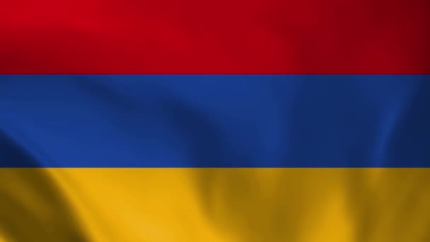 Animación Bandera Armenia — Vídeos de Stock