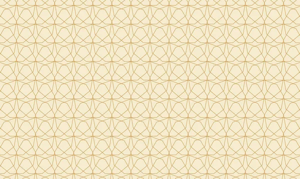 Абстрактная Геометрическая Иллюстрация Рисунка Шестиугольника Золотого Деко — стоковый вектор