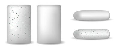 renkli sakız hapları maketi 3 boyutlu görüntüleme