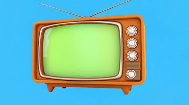 Mavi Ekranlı Klasik Televizyon