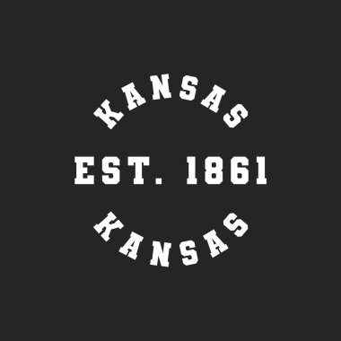 Kansas Tişört tasarımı için mükemmel