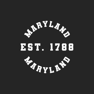 Maryland Tişört tasarımı için mükemmel