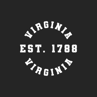 Virginia Tişört tasarımı için mükemmel