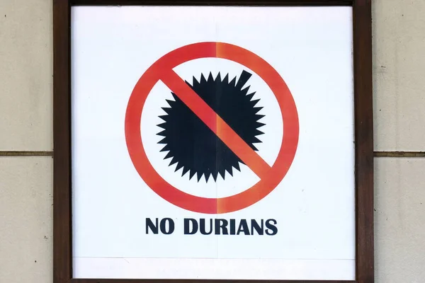 Δεν Durians Υπογράψει Στην Ταϊλάνδη — Φωτογραφία Αρχείου
