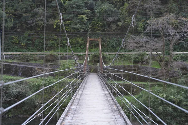 Shimane Japão Novembro 2022 Ponte Furoukyo Sobre Rio Kando Desfiladeiro — Fotografia de Stock
