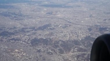 Tokyo, Japonya - 20 Aralık 2022: Tama şehri, Tokyo, Japonya, kış sabahı hava manzarası