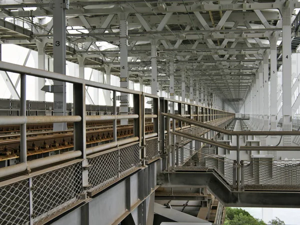 Kagawa Japonia Czerwca 2023 Linia Seto Ohashi Wielkim Moście Seto — Zdjęcie stockowe