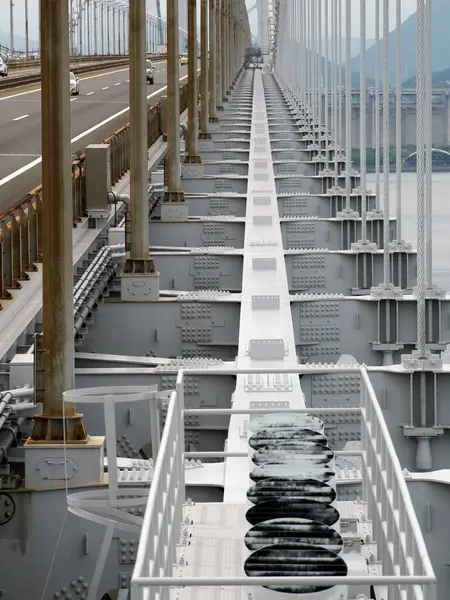 Kagawa Japonsko Června 2023 Seto Chuo Expwy Velkém Mostě Seto — Stock fotografie