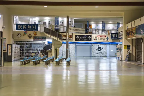 Okinawa Japon Juillet 2023 Salle Attente Terminal Ferry Ishigaki Sur — Photo