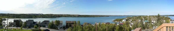 Єллоунайф Канада Вересня 2019 Року Панорамний Вид Єллоунайф Північно Західних — стокове фото