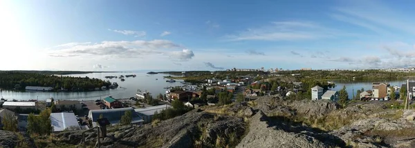Yellowknife Canada 1Er Septembre 2019 Vue Panoramique Yellowknife Dans Les — Photo